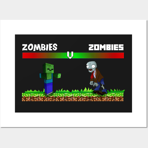 Zombies Wall Art by pinesdesigns